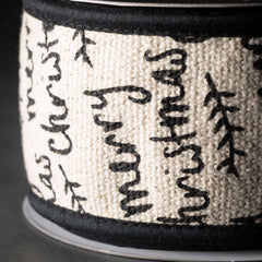 Merry Christmas Motif Ribbon