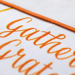 Harvest-Themed Linen Runner