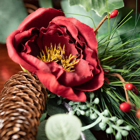 Eucalyptus And Rose Spray