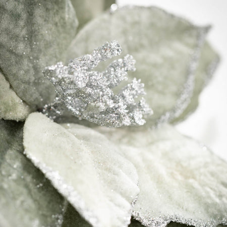 Soft Green Poinsettia Stem