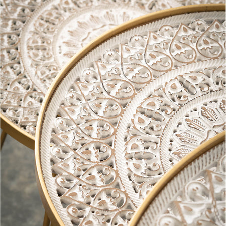 Round Stacking Tables Set 3