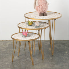 Round Stacking Tables Set 3