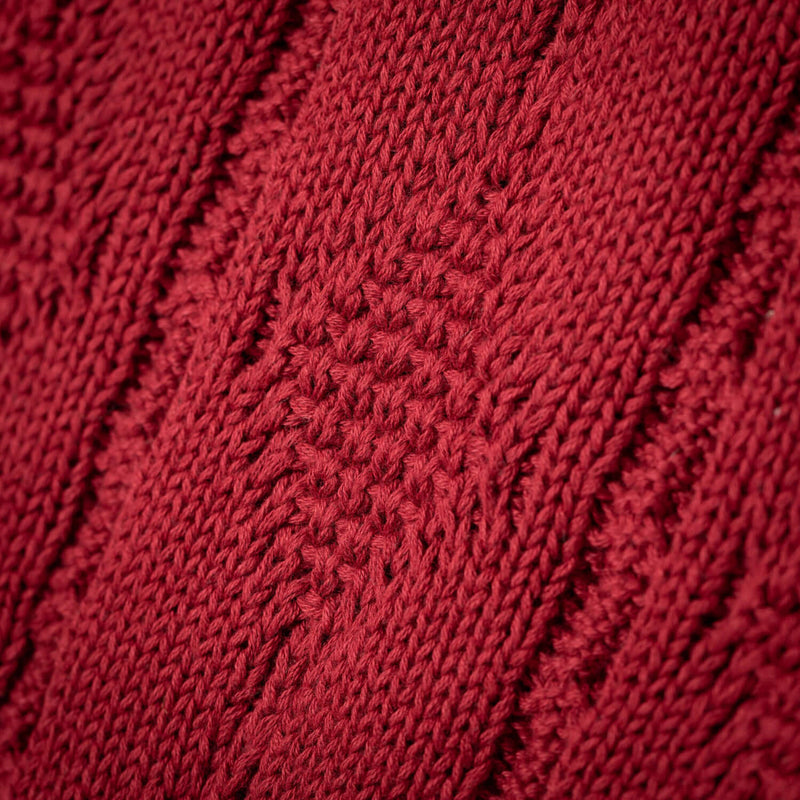 Winterberry Cable Knit Throw