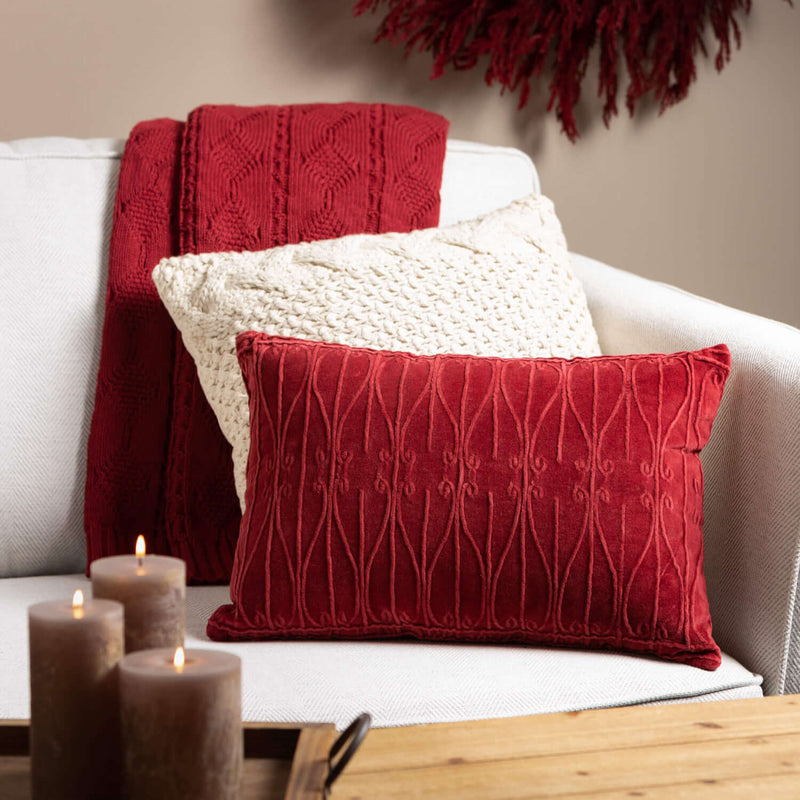 Winterberry Cable Knit Throw