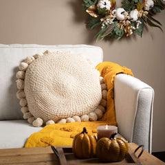 Tufted Autumn Gold Blanket