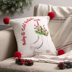 Woven Colored Tassel Throw