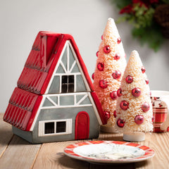 Bottle Brush Tree Set Of 2