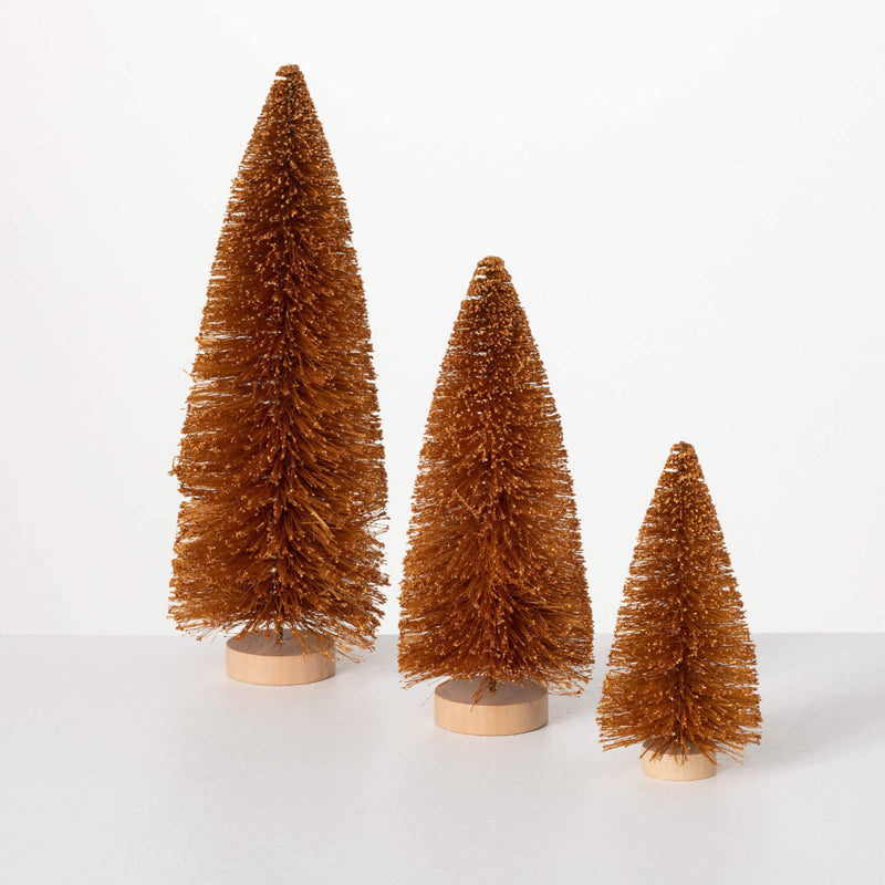 Copper Bottlebrush Tree Set 3