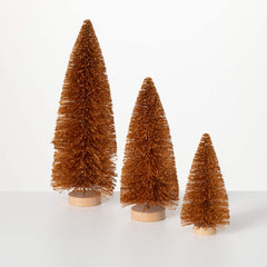 Copper Bottlebrush Tree Set 3