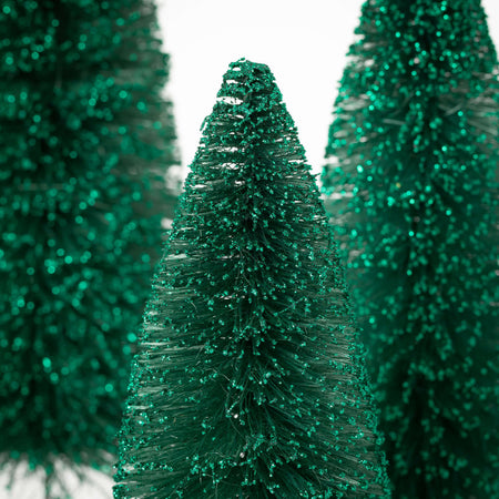 Green Bottlebrush Tree Set