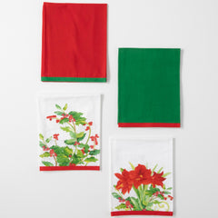 Christmas Tea Towels Set/4