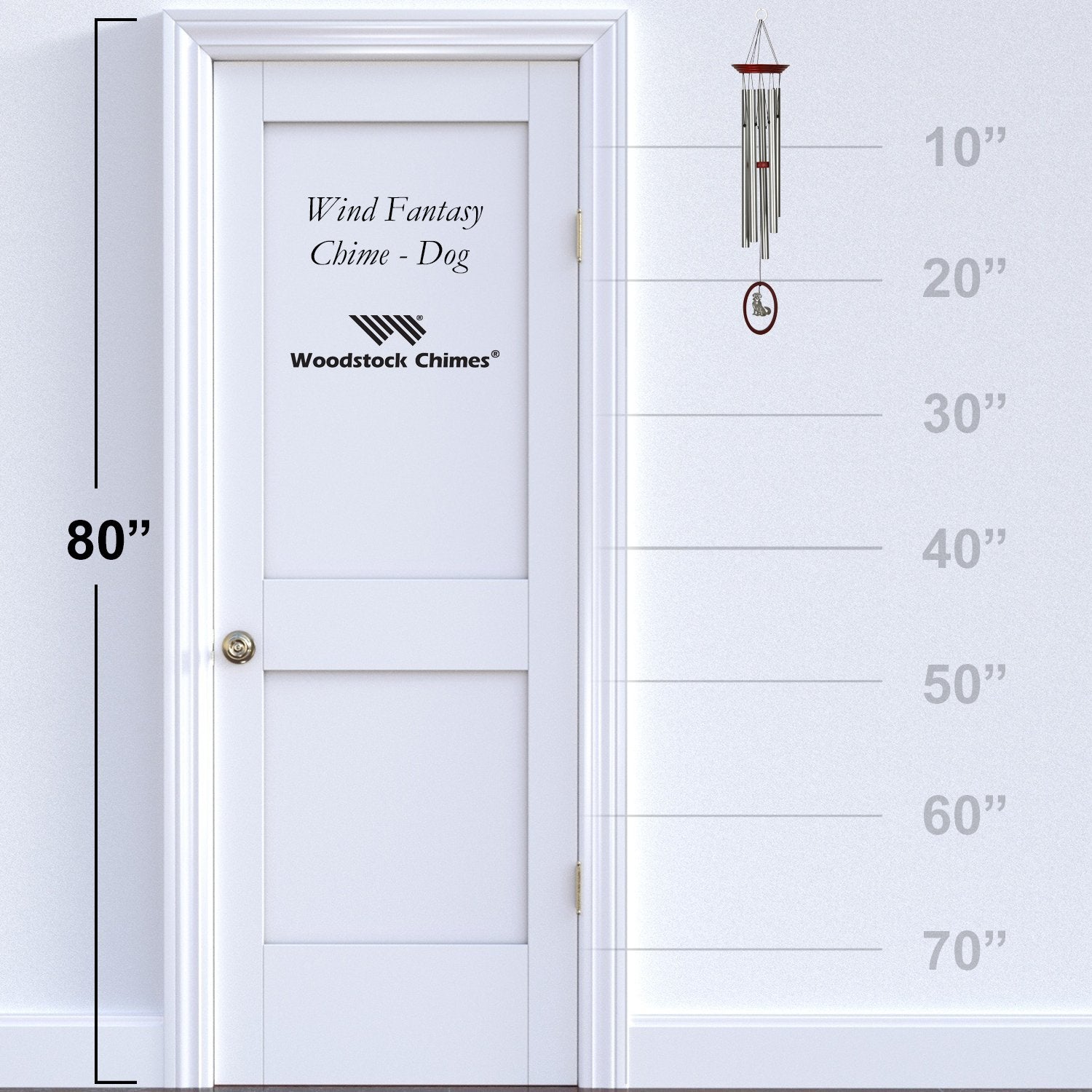 Wind Fantasy Chime - Dog proportion image