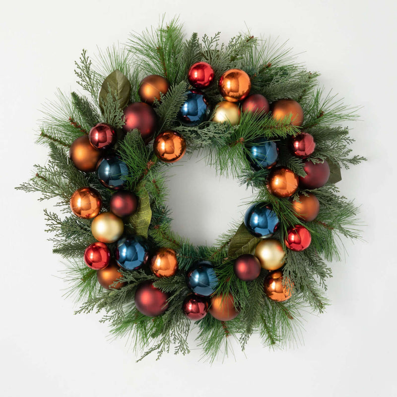 Ornamental Festive Pine Wreath