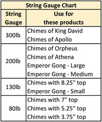String: 80lb Black Chime String - 20 feet main image