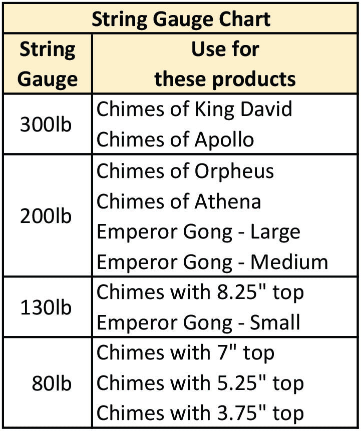 String: 130lb Tan Chime String - 20 feet main image